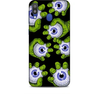 Samsung Galaxy M20 Kılıf Caliburn 23 Gözler Telefon Kabı