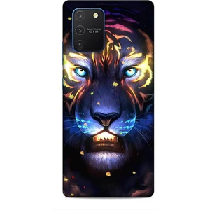 Samsung Galaxy S10 Lite Kılıf Caliburn 12 Aslan Colorful Tasarım Kılıf
