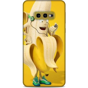 Samsung Galaxy S10E Kılıf Caliburn 21 Muz Sarı Darbe Önleyici Kapak