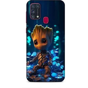 Samsung Galaxy M31 Kılıf Caliburn 26 Bebek Groot Soft Kapak