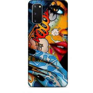 Samsung Galaxy S20 Kılıf Caliburn 17 Dövme Yumuşak Kılıf