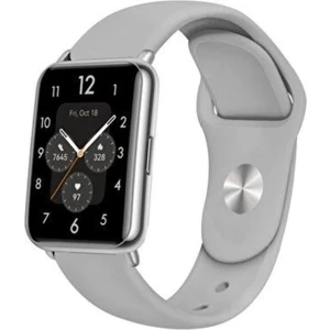 Huawei Watch Fit 2 Gri Jel Silikon Kordon + Pim Çevirici Aparatı