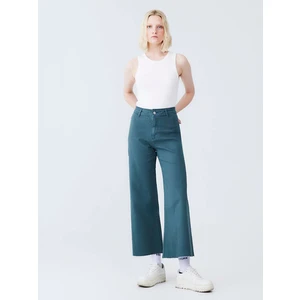 Kadın  Danelle Yüksek Bel Geniş Paça Relaxed Leg Jean Pantolon