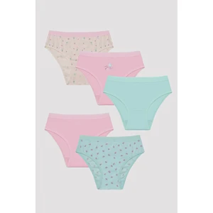 Kız Çocuk Swimming Unicorn Çok Renkli  5li Slip Külot
