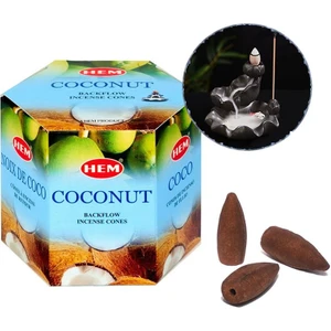 6 Adet Hindistan Cevizi Cocunut Kokulu Geri Akış Tütsü (6'lı)