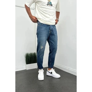 Viking's Line Boyfriend Lazer Işlemli Kot Pantolon