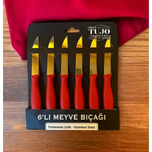 Tujo Knives 6 Lı Meyve Bıçağı