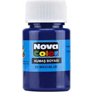 Nova Color Kumaş Boyası 35 cc Mavi 2 Adet