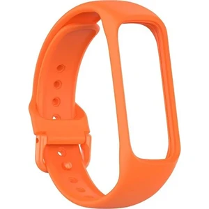 Bilişim Aksesuar Samsung Galaxy Fit 2 R220 Uyumlu Silikon Klasik Kordon Kayış Turuncu