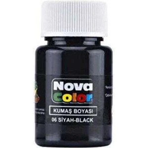 Nova Color Kumaş Boyası 35 cc Siyah 2 Adet