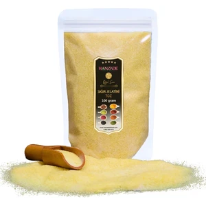 Hanzade Bitkisel Toz Jelatin 100 gr %100 Saf Sığır Jelatini 240 Bloom