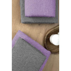 Mira Home 4 Lü Banyo Havlusu Takımı Soft Büyük Havlulu Pamuklu Havlu Seti 90X150 cm Gri