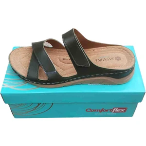 Comfort Flex Önü Açık Ortopedik Lüks Monte Terlik