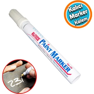 Işaretleme Markalama Kalemi Markör Kalıcı Işaretleyici Marker Beyaz Kalem Metal Plastik Cam Ahşap Yüzey