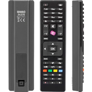 Kl Vestel Seg Regal RC4875 Kare Göbek Mini LCD LED Tv Kumandası Uzaktan Kumanda