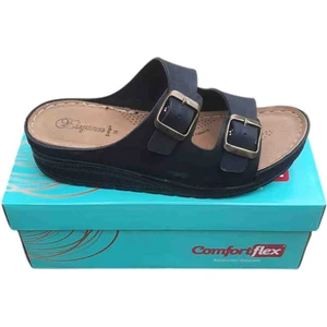 Comfort Flex Önü Açık Ortopedik Lüks Monte Terlik