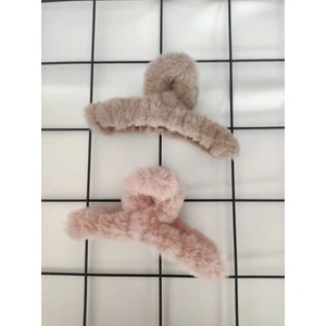 2' Li Peluş Yumuşak Tüylü Mandal Toka 12 cm