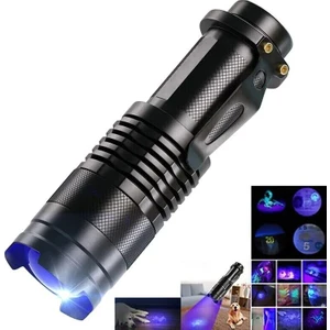 Ultraviyole El Feneri, Oje Tırnak Idrar Dışkı Tespiti, 395 Nm Uv Feneri Zoom 600 Lümen