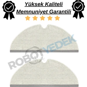 Roborock Q8 Max, Q8 Max Plus 2 Adet Mop Fiber Paspas