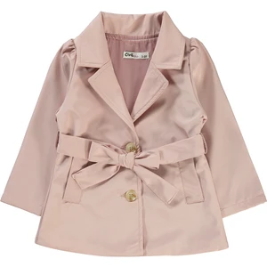 Civil Girls Kız Çocuk Trençkot 2-5 Yaş Pudra