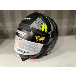 Kask Sway 715 Poıson Black Grey Yellow