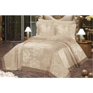 Zesa Home Fransız Güpürlü Arya Yatak Örtüsü 3 Parça Çeyizlik