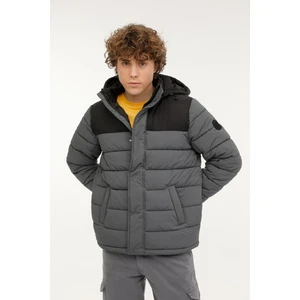 Klaun 2CMH2527-001 3pr Antrasit Erkek Kısa Kaban