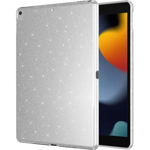 Apple Ipad 10.2 9.nesil 2021 Kılıf Simli Parlak Koton Silikon
