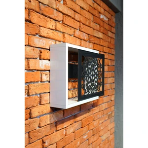 Doğan Life Modem Saklama Kutusu Sürgülü Model Yana Açılır 35Y x 40G x 11D Motifli Siyah