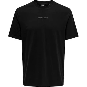 Only & Sons 22028147 Only & Sons Onslevı Lıfe Reg Text Ss Tee Noos Erkek T-Shirt Black