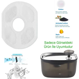 Su Pınarı Aktif Karbon Yedek Filtre 6 Adet (Kiwi KPF-10555 Uyumlu)