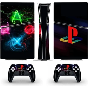 Kt Grup Sanatsal Playstation 5 Slim Dijital Versiyon Sticker Kaplama Seti