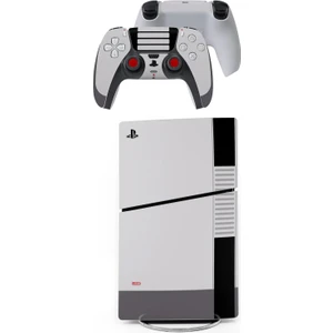 Kt Grup Retro Playstation 5 Slim Dijital Versiyon Sticker Kaplama Seti
