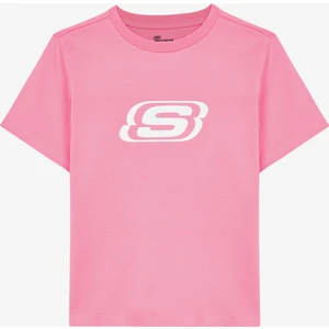 Essential G Short Sleeve  T-Shirt Büyük Kız Çocuk Pembe  SK232139-611
