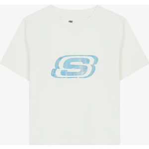 Essential G Short Sleeve  T-Shirt Büyük Kız Çocuk Kırık Beyaz  SK232139-102