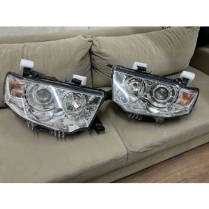 Ns Nilser Auto Parts Mitsubishi L200 Ön Far Sağ-Sol Takım (Mercekli-Motorlu) 2012-2014