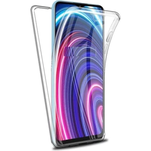 Realme C25Y 360 Derece Kılıf Full Tam Koruma Ön Arka Şeffaf Kılıf