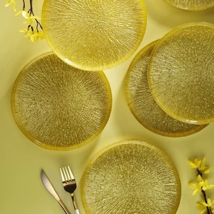 Rita 6'lı Pasta Tabağı Seti Kivi 21 cm