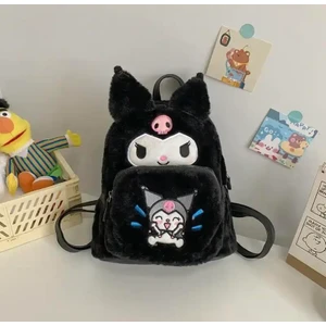 Piraye Gift Sanrio Kuromi Peluş Sırt Çantası