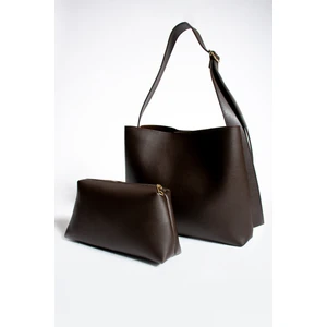 Nbi Bags Kadın Yavrulu Yumuşak Deri El ve Omuz Shopper Çanta Uzunluk Ayarlı Sap