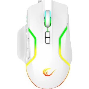 Miracle M2 USB Beyaz 8 Tuşlu Rgb 7200DPI Gaming Oyuncu Mouse