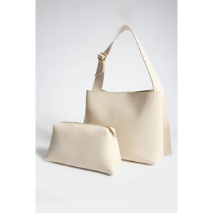 Nbi Bags Kadın Yavrulu Yumuşak Deri El ve Omuz Shopper Çanta Uzunluk Ayarlı Sap