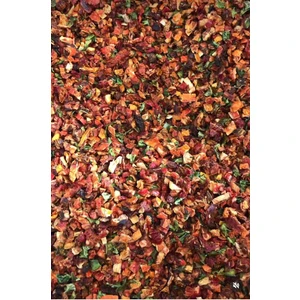 Kesilmiş Karışık Kuru 200 gr Kırmızı ve Yeşil Biber, Domates Kurusu