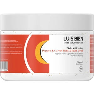 Luis Bien Papaya ve Havuç Içerikli Cilt Beyazlatıcı Vücut ve El Peelingi- Skin Whitening Scrub