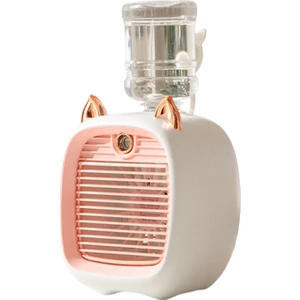Ofis Için Mini Klima Fanı USB Nemlendirici 3 Hız 2 Modu -C (Yurt Dışından)