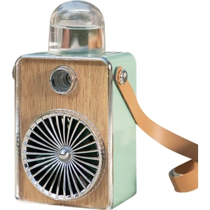 3'ü 1 Arada Fan Soğutma Asılı Boyun USB Fan Hava Soğutucu Fan Yeşil (Yurt Dışından)