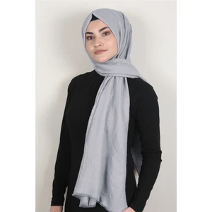 Bambu Kraşlı Şal 2724-21 Gri