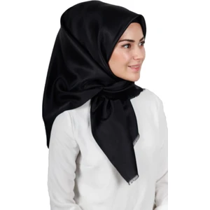 Delux Tafta Eşarp 1000-11 Siyah