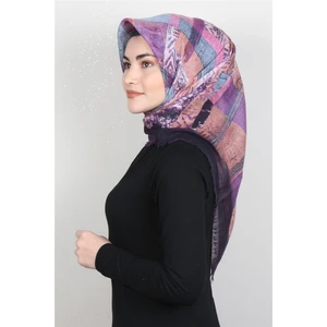 Pamuklu Trend Eşarp 9924-9 Mor