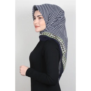 Pamuklu Trend Eşarp 9923-11 Lacivert